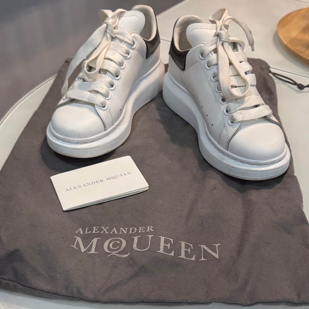 Alexander McQueen Women's Sneakers in White and Black